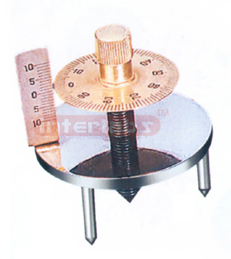 SPHEROMETER, BRASS DISC